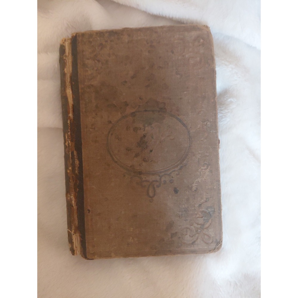 Joseph Ray's Algebra Part First 1848 HC Antique Math Book